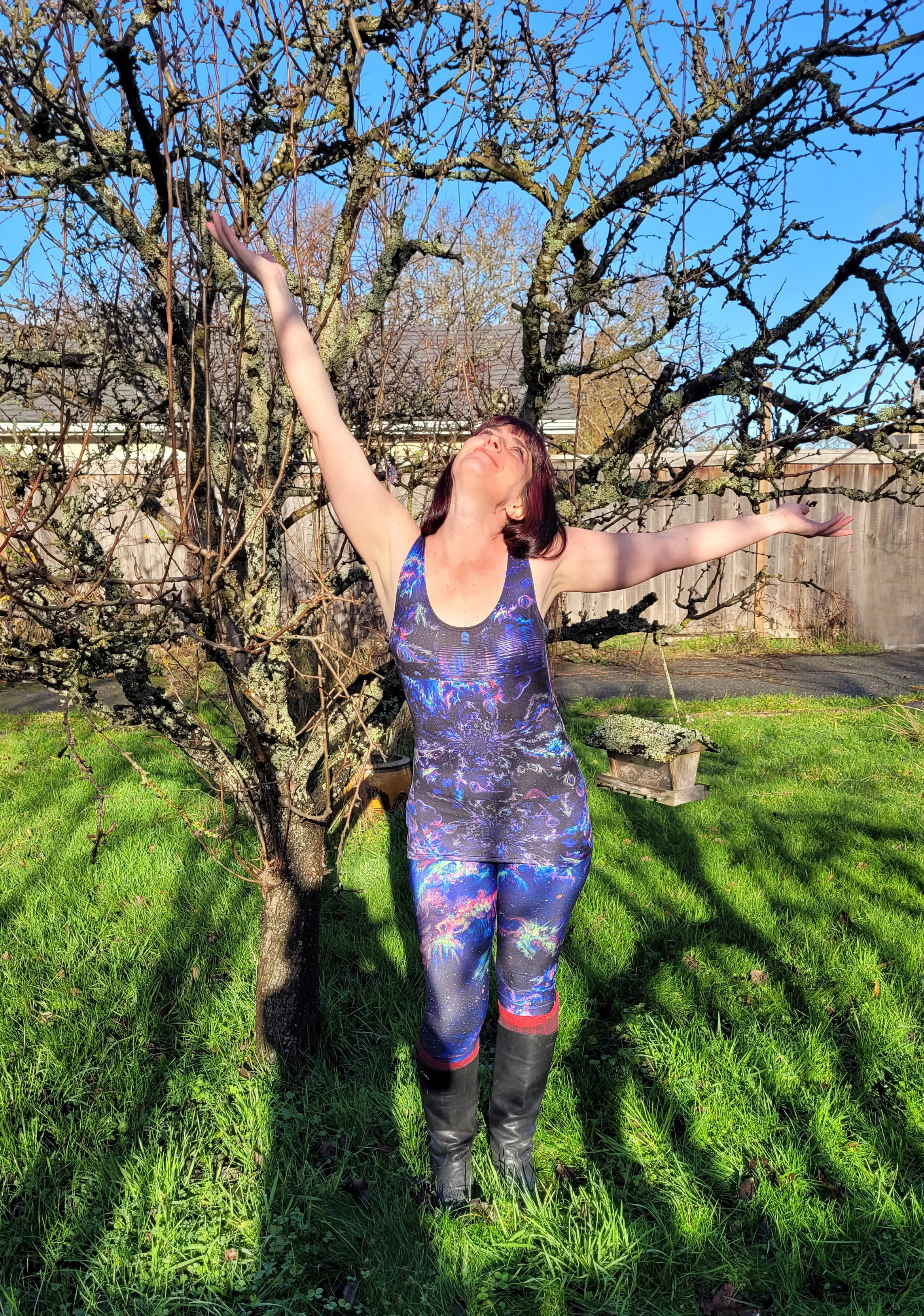Fractal Space Jersey Top