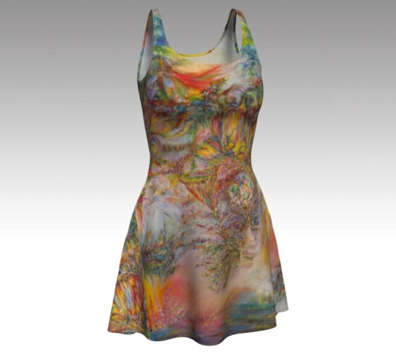 Gaea Flair Dress