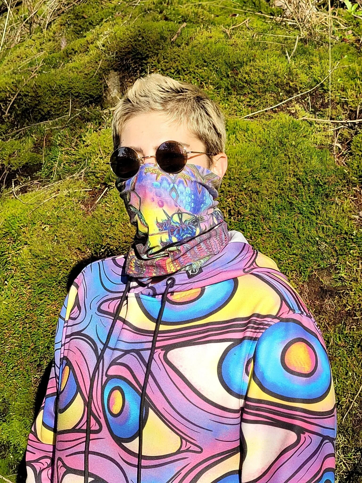 Cosmic Reflections Mini Infinity Scarf 