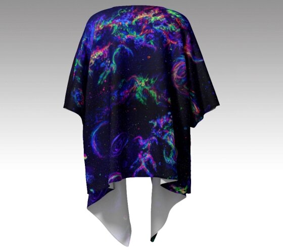 Space Draped Kimono