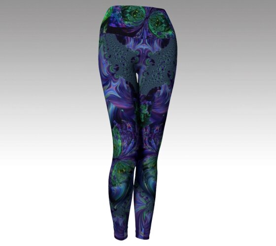 Fractal Love Yoga Leggings