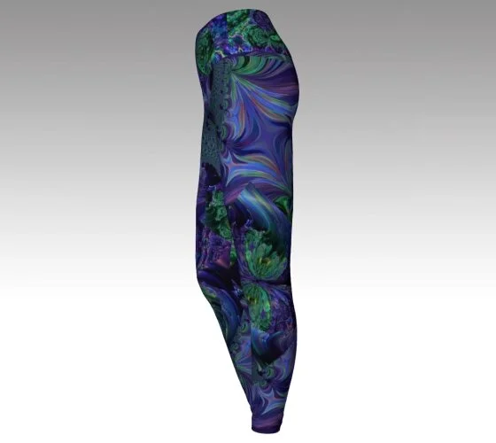 Fractal Love Yoga Leggings
