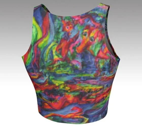 Portal Hopping Crop Top