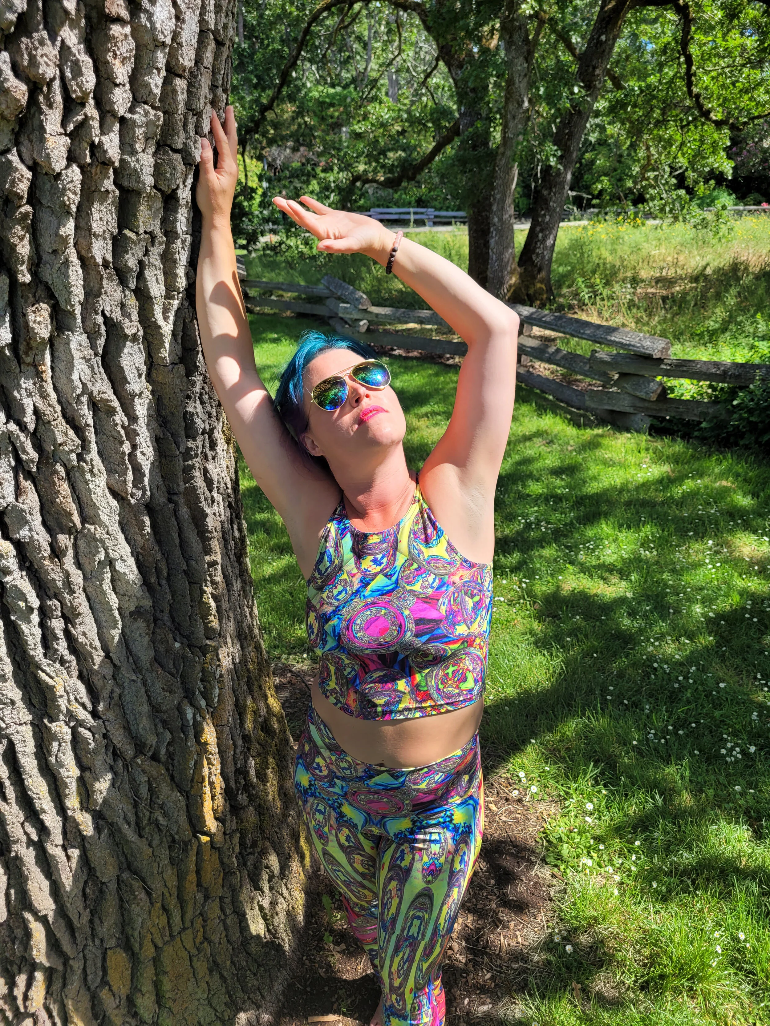 Spirit  Molecule Crop Top