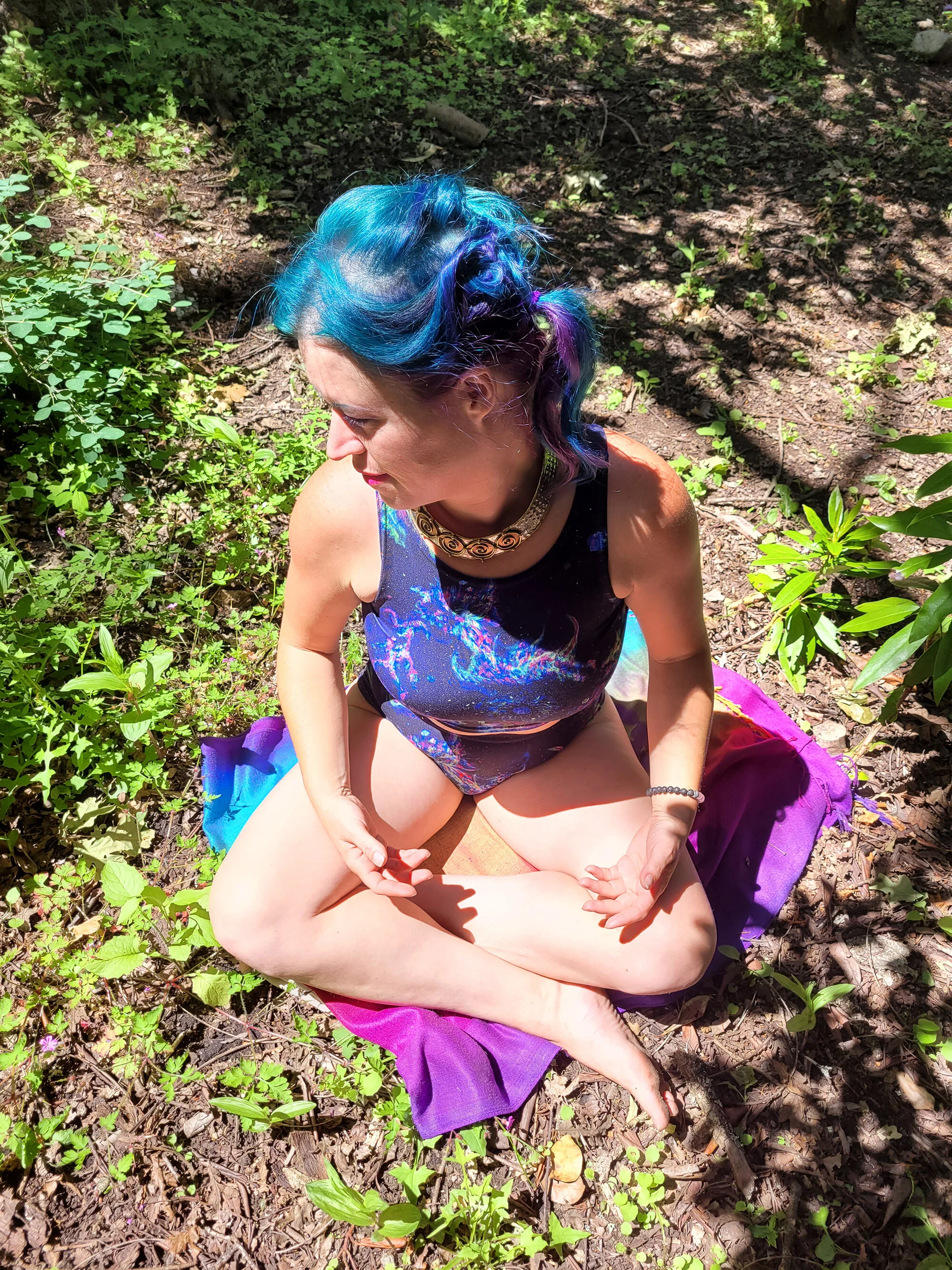 Space Crop Top