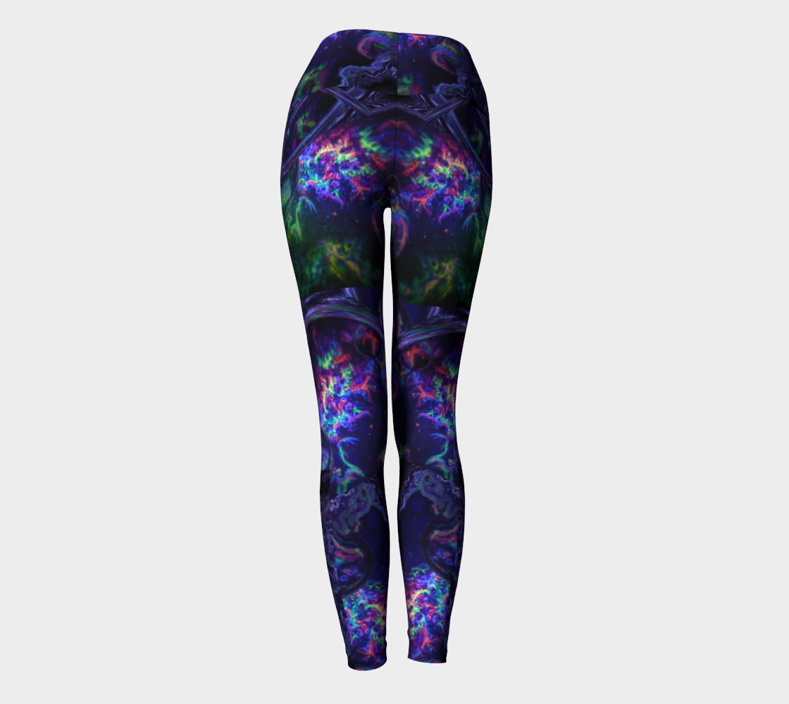 Through the Looking glass Space Yoga Leggings 