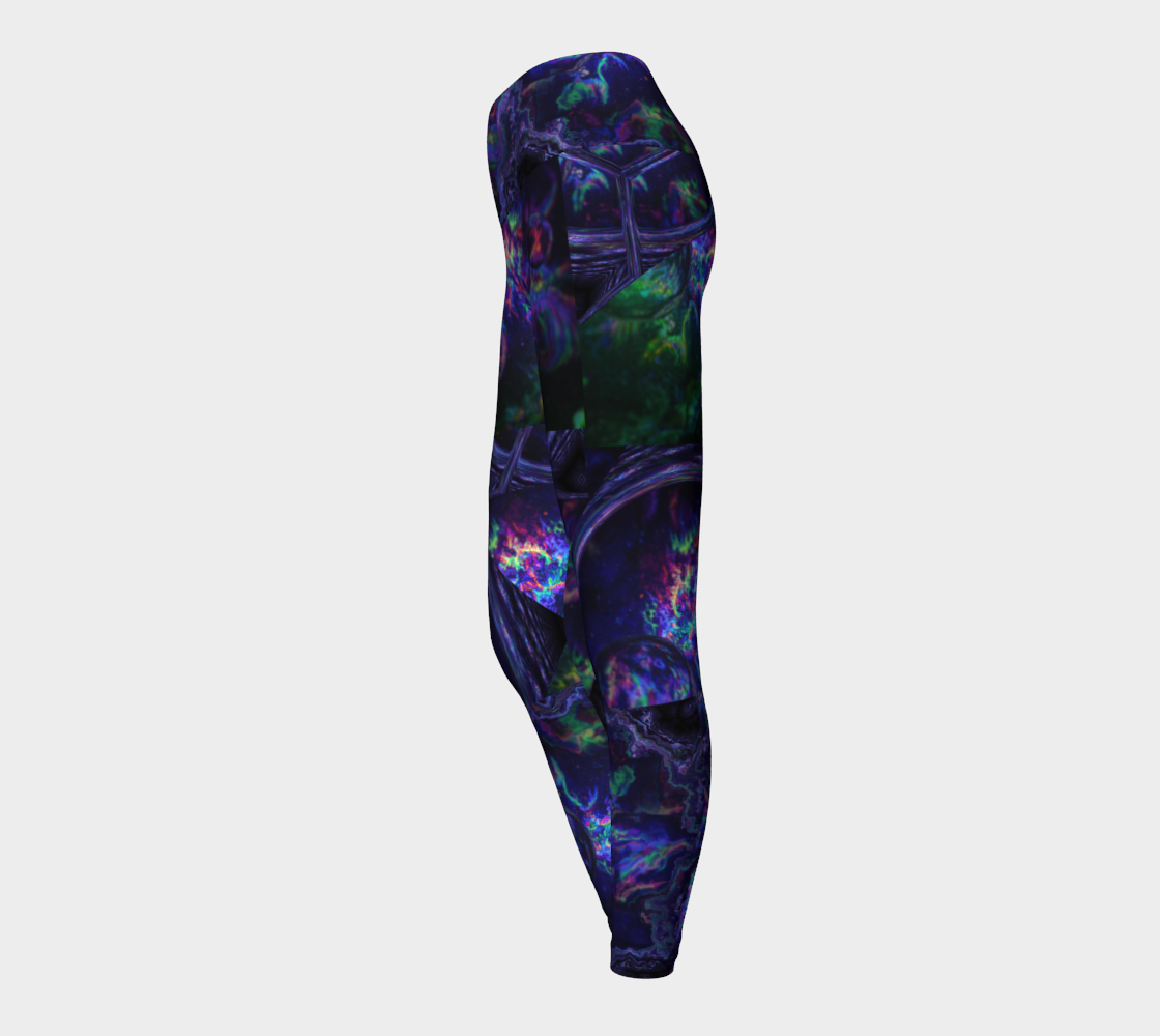 Through the Looking glass Space Yoga Leggings 