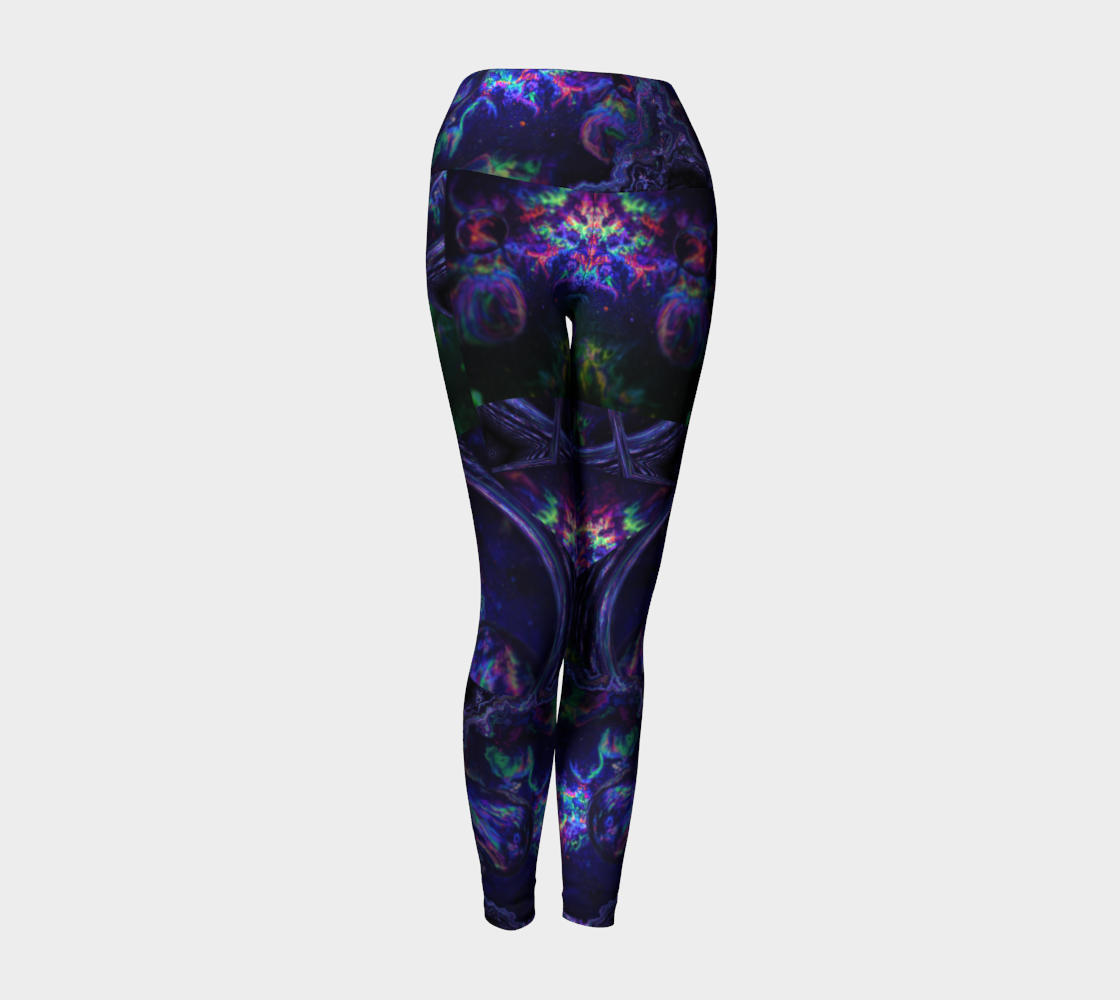 Through the Looking glass Space Yoga Leggings 