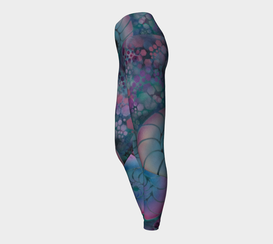Worm Holes Yoga Leggings 