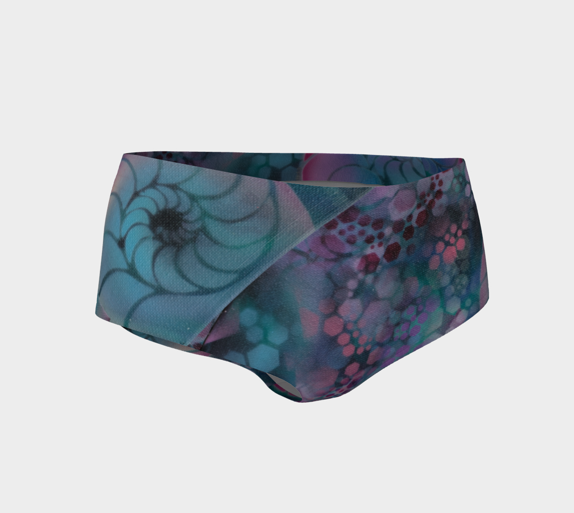Worm Holes Booty Shorts 
