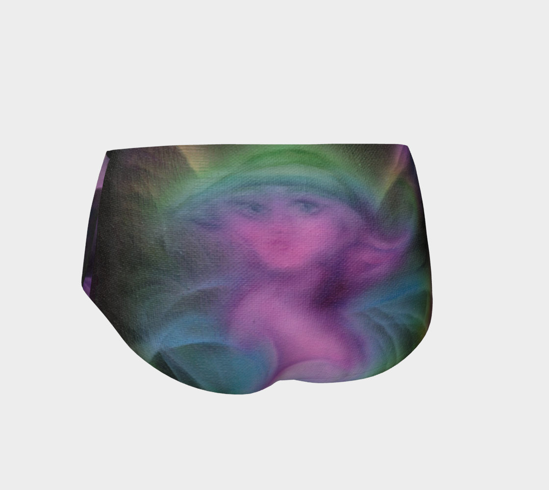 Angels have your back booty shorts