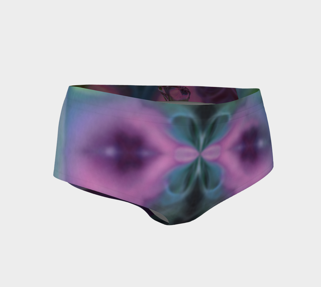 Merrily we go along booty shorts