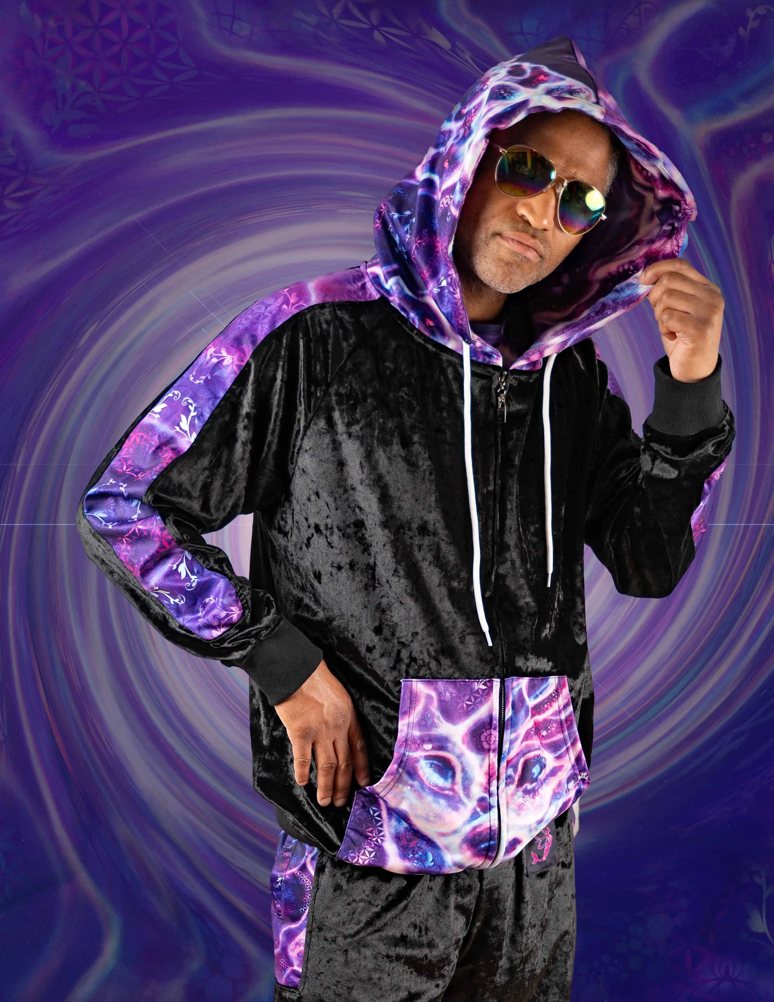 front hoodie with hood up flattened jpeg.jpg