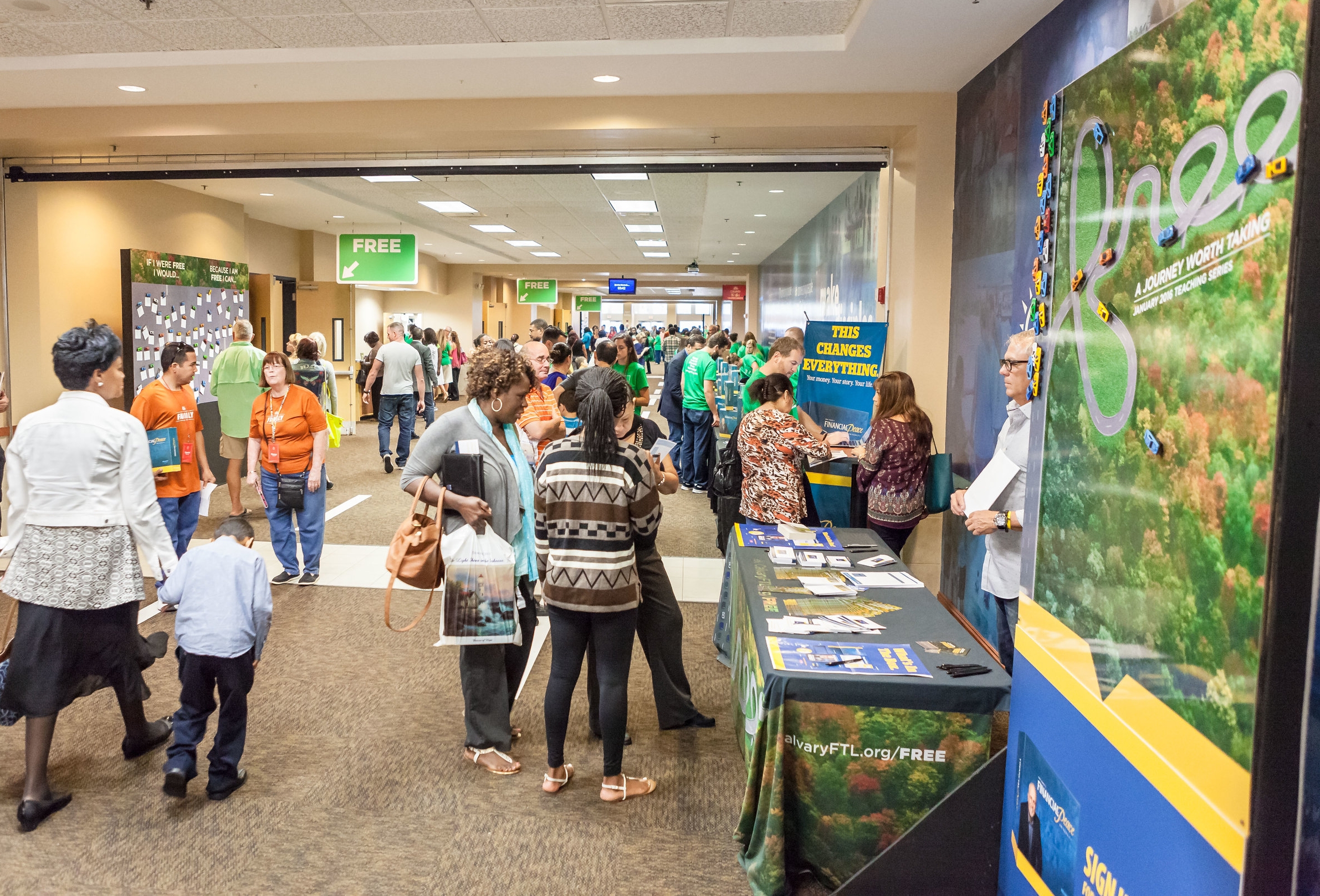 The environments were transformed to support the initiative.