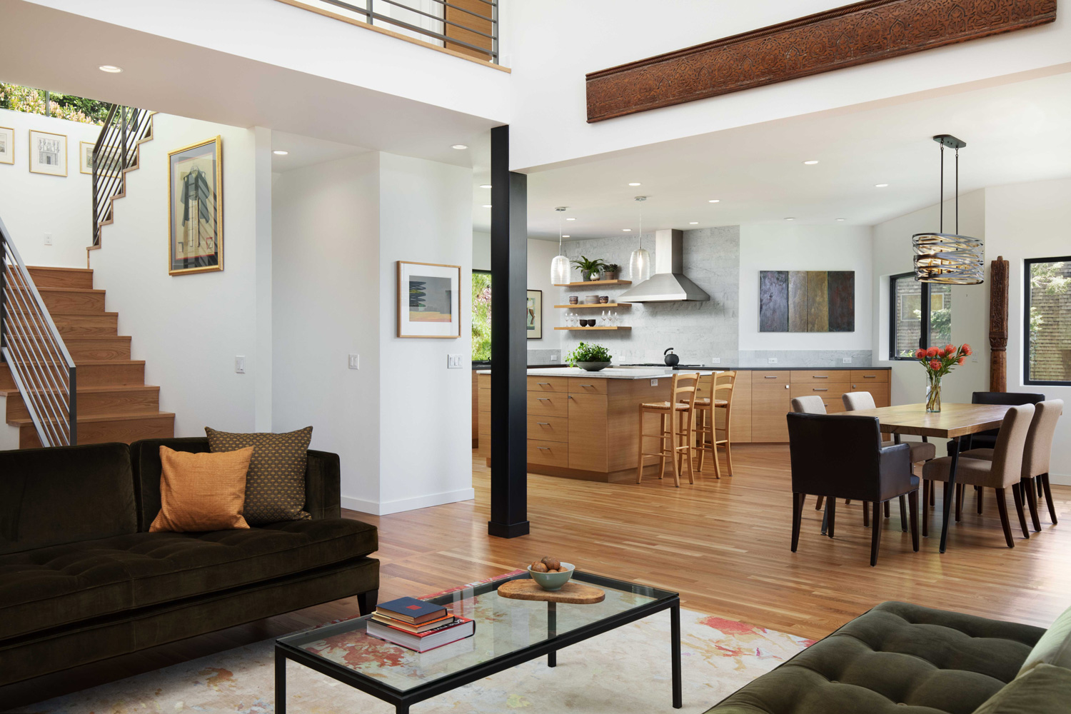 Living room design by Jenni Leasia Interior Design in Portland