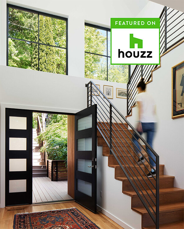Featured on Houzz | A Modern Remodel of a Hillside Home