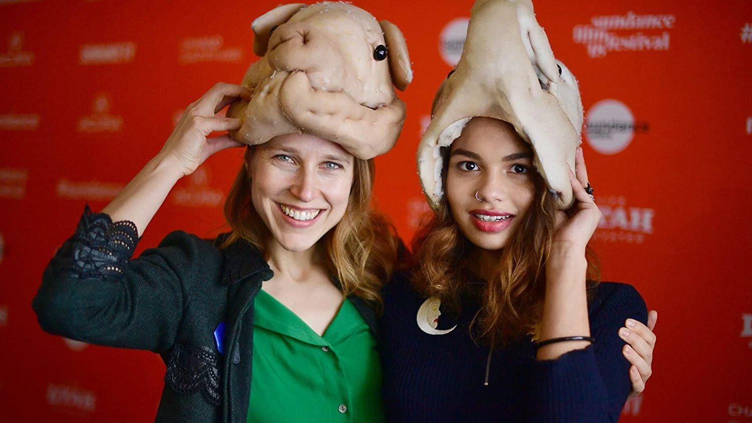 Josephine Decker (left) and “Madeline’s Madeline” star Helena Howard