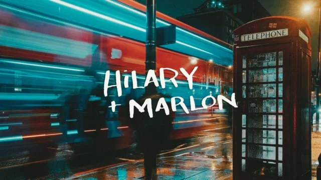 Hilary &amp; Marlon, London, England