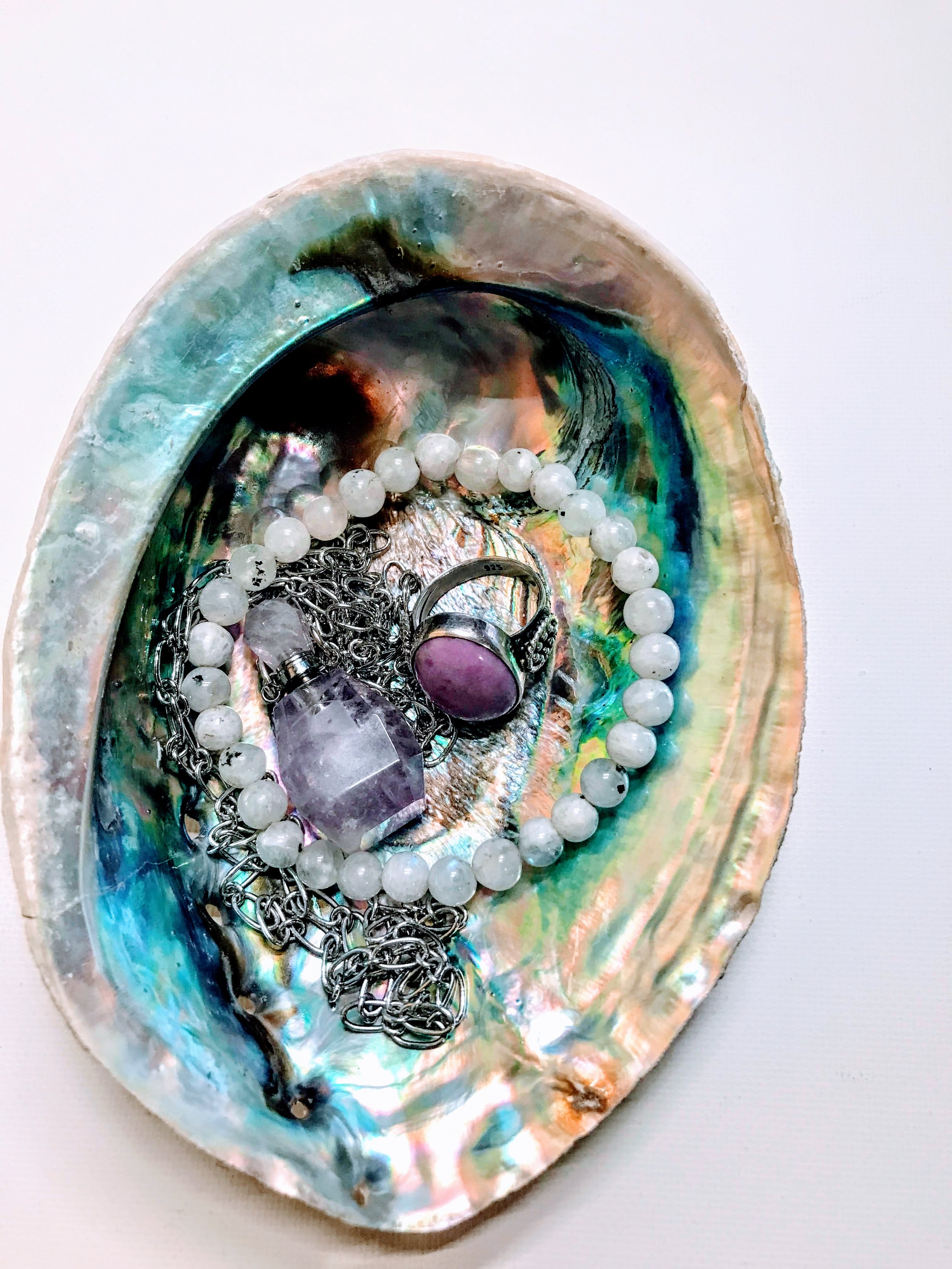 Abalone Shell with Gems 2022.JPG