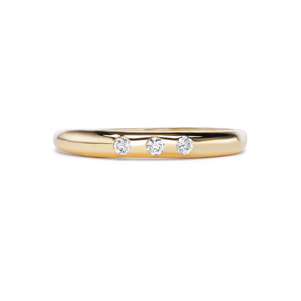 three diamond barnes — BRUCE jewelry