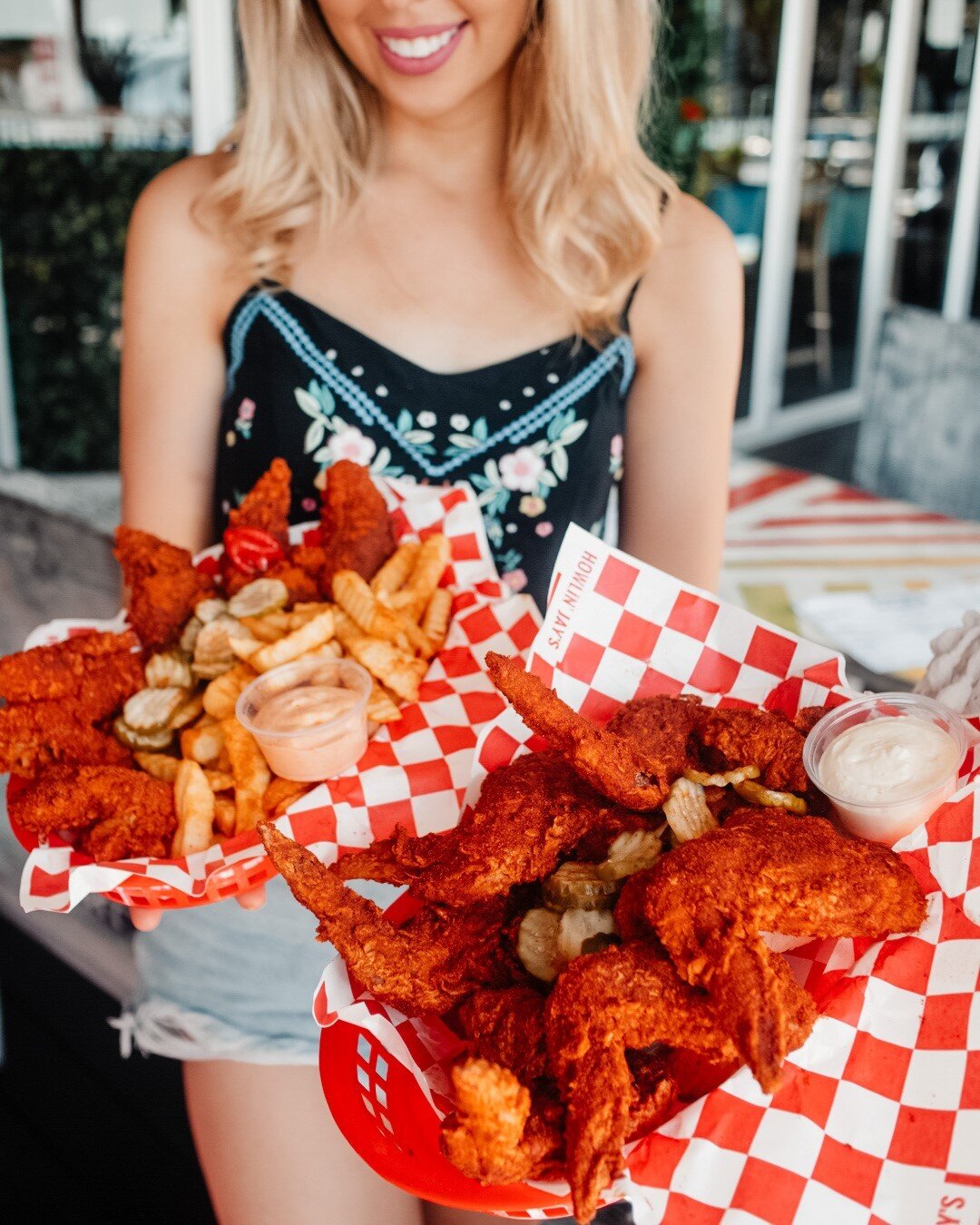 Who's coming down for some fried chicken today ☀️🍗❤️💯
