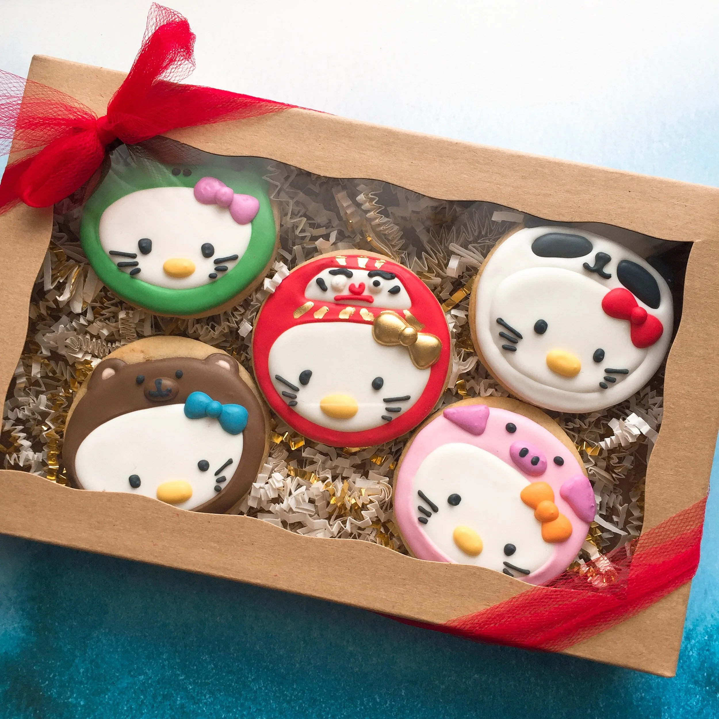 Kawaii Hello Kitty Set in giftbox (5 pack)