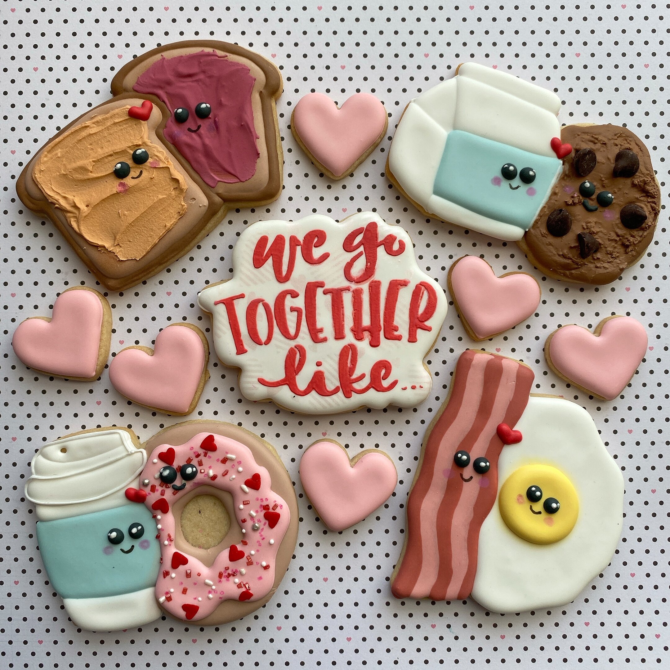We go together like... (2 cookies; 4 options)