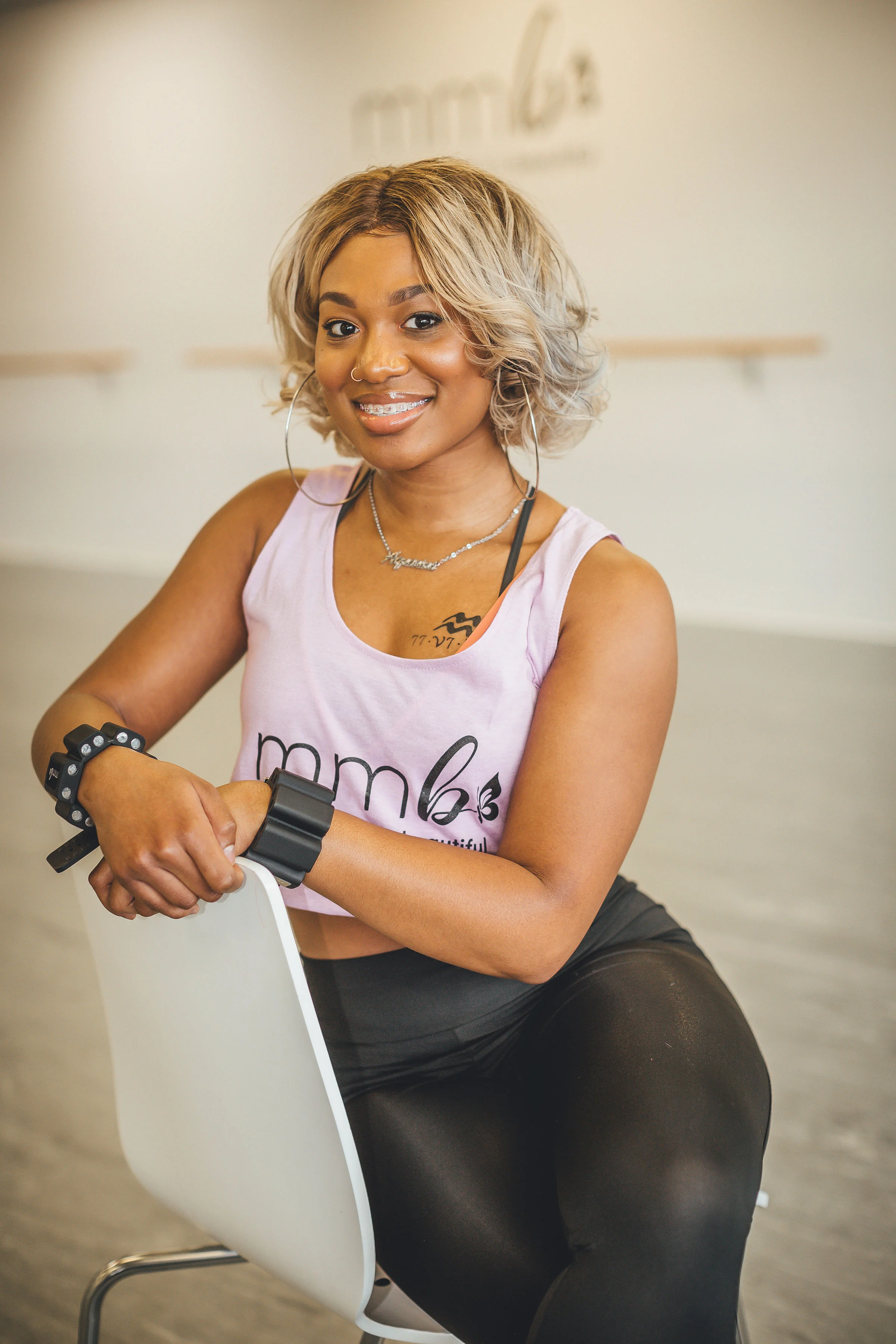 Zoe Curry-Instructor of Cardio Hip Hop, Fierce Female Friday, Cocktails and Choreography, Birthday Parties and MMB Kids Hip Hop. Zoe is a superstar!