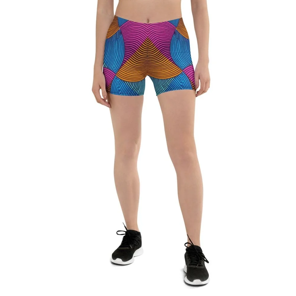Sunset Biker Shorts