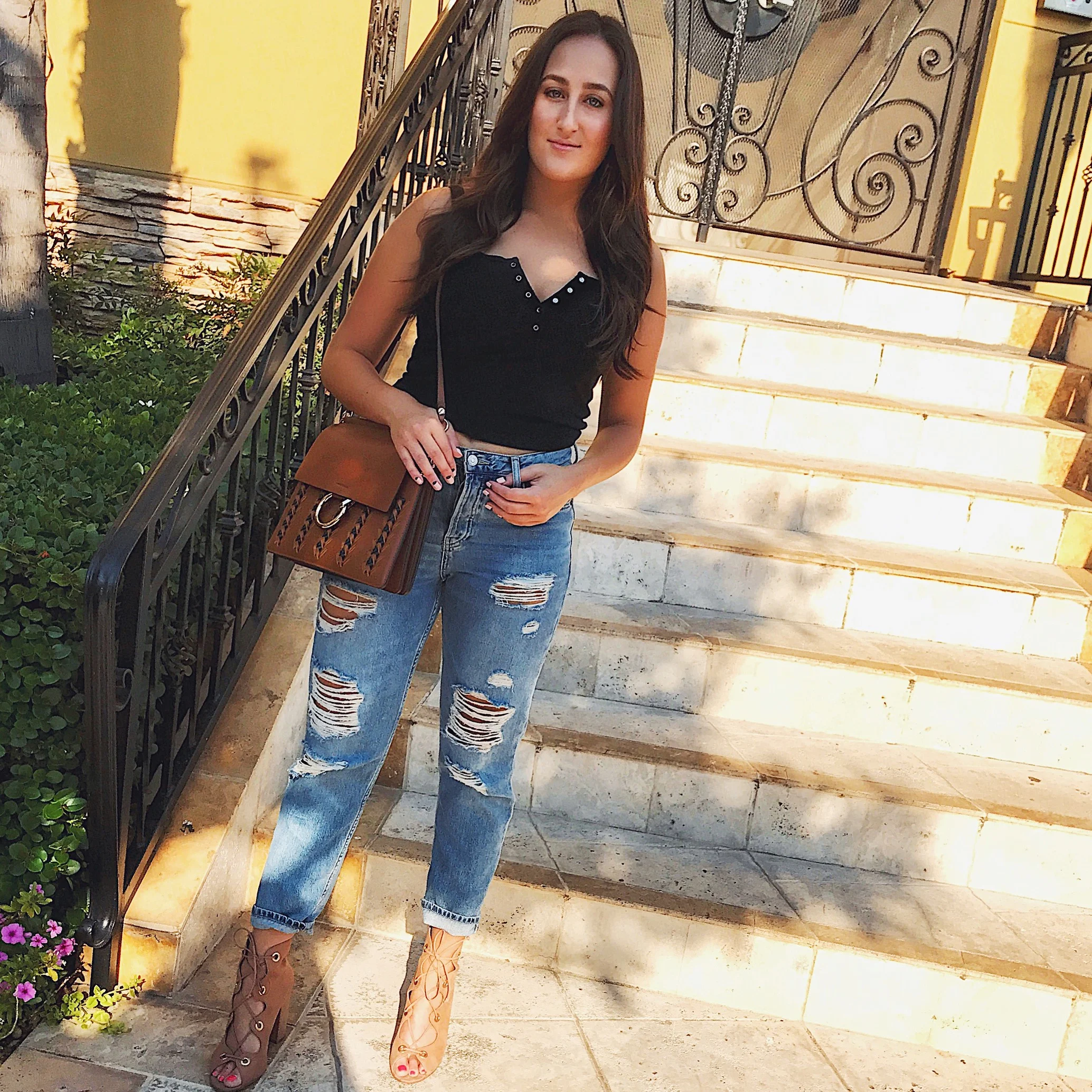 Jeans , Top (similar), Shoes (similar), Bag 