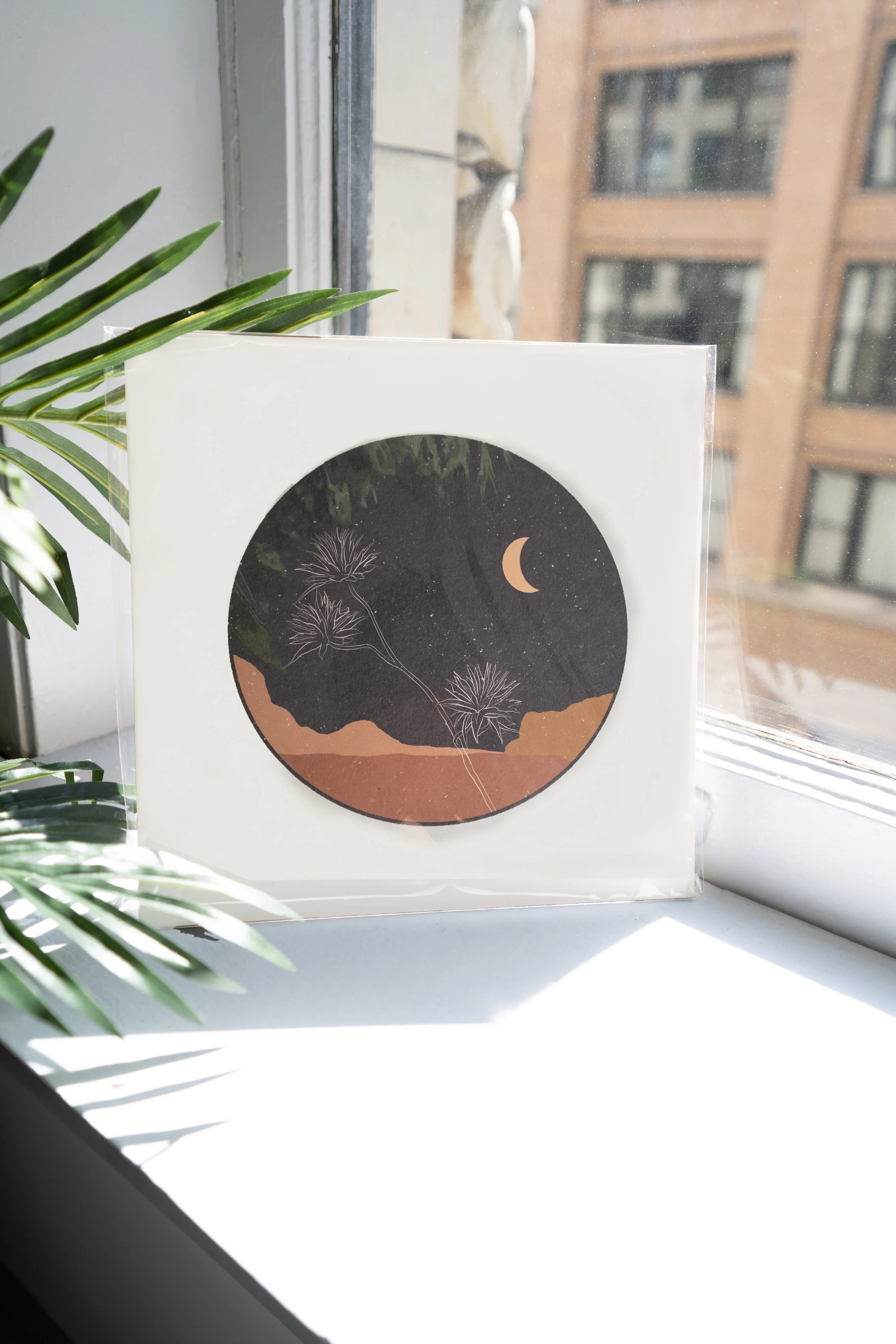 Desert Flower At Night | Wall Decor