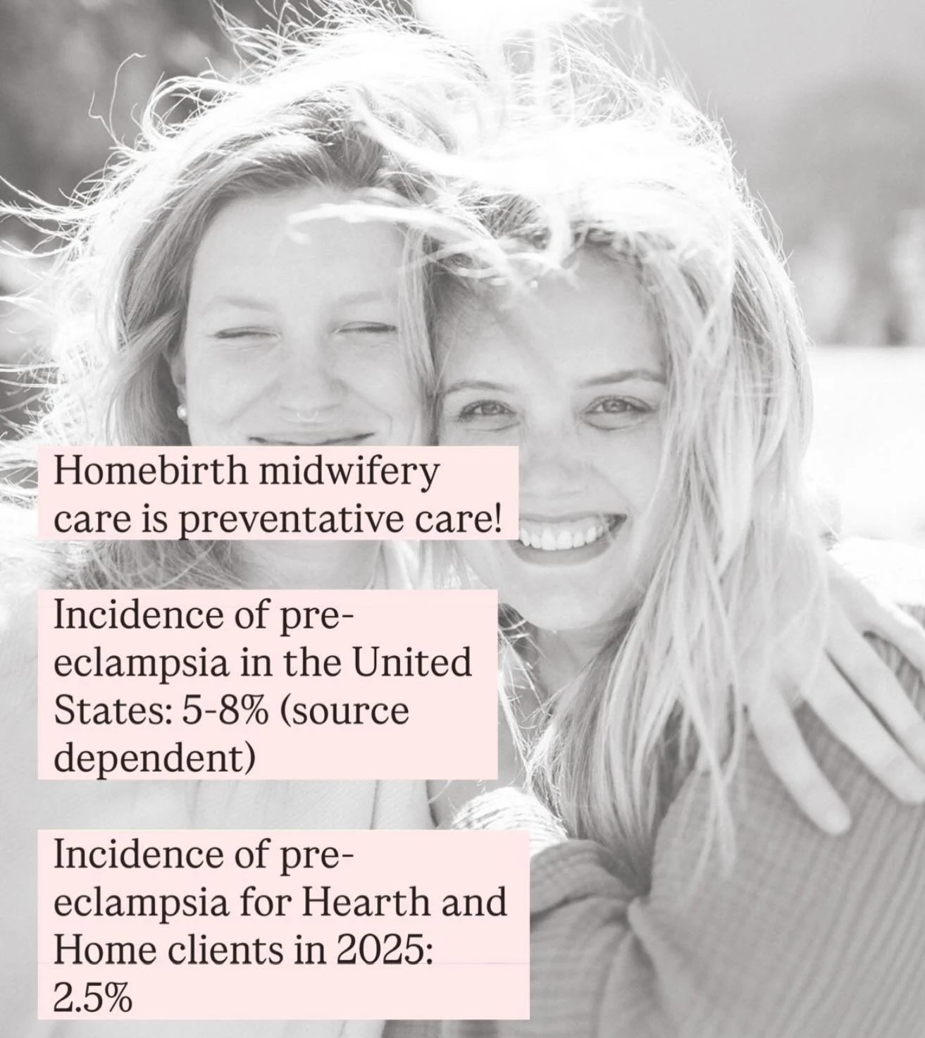 🎤💥

Homebirth midwifery care is preventative care! No matter the location in which a baby is actually born, working with midwives for holistic prenatal care is protective against poor pregnancy and birth outcomes. 

We work with clients who have 2+