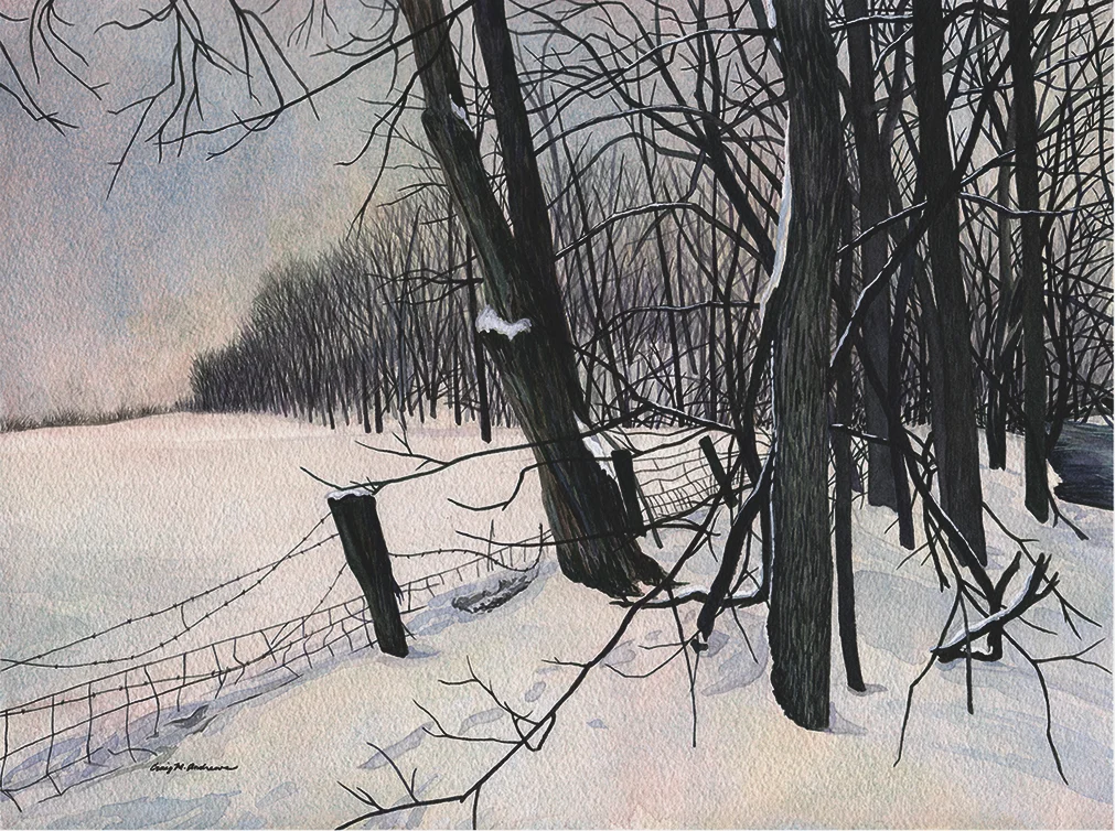 Pennsylvania Winter Sold Craig M Andrews Cma Design Fine Art