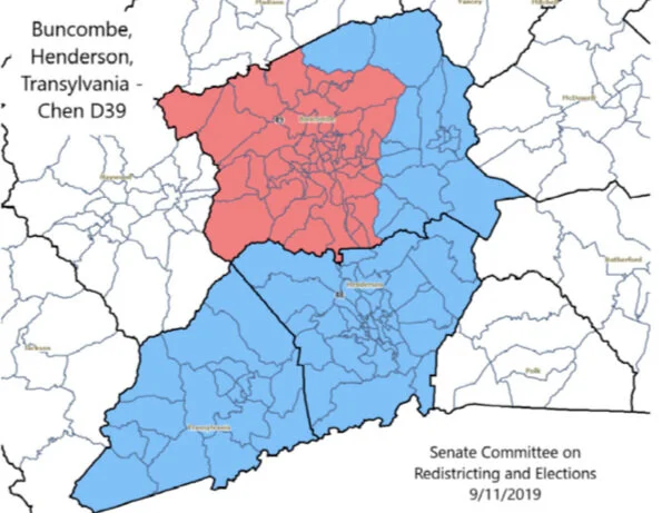 Adopted map for Buncombe-Henderson-Transylvania
