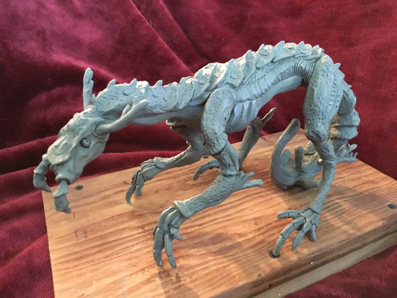 Poisonous Dog Shrimp Clay Sculpt