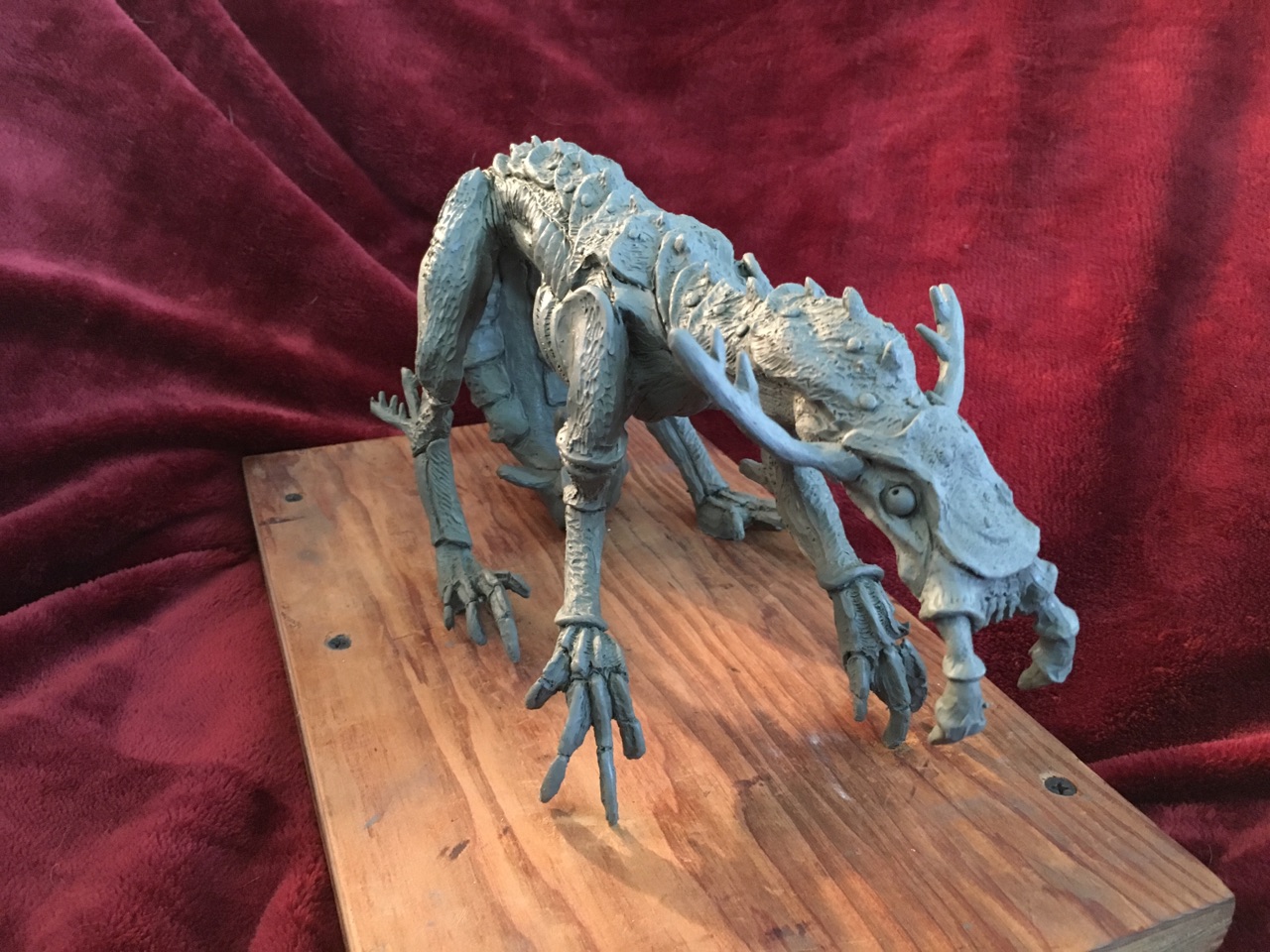 Poisonous Dog Shrimp Clay Sculpt