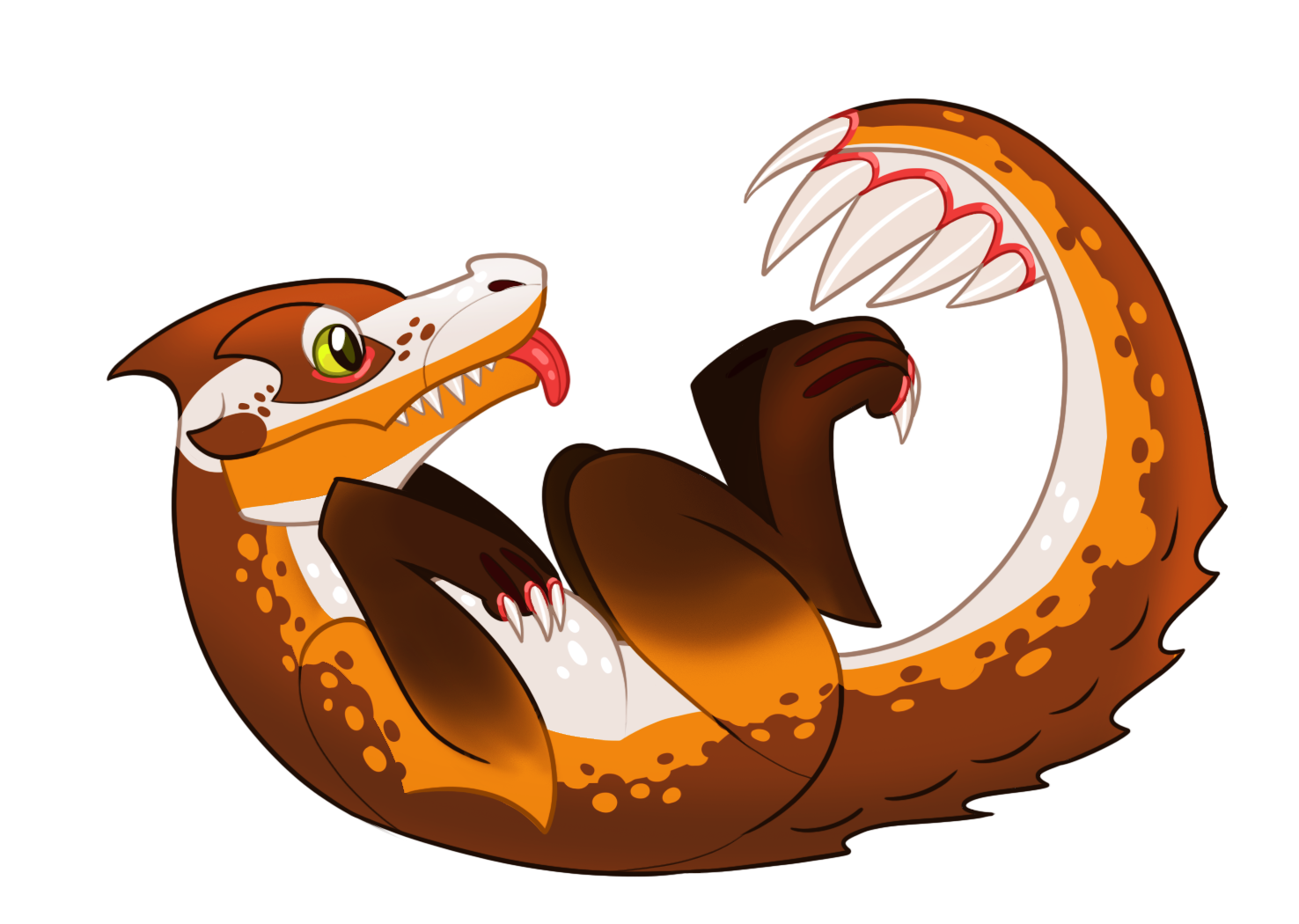 Spined Whiplash Stylized