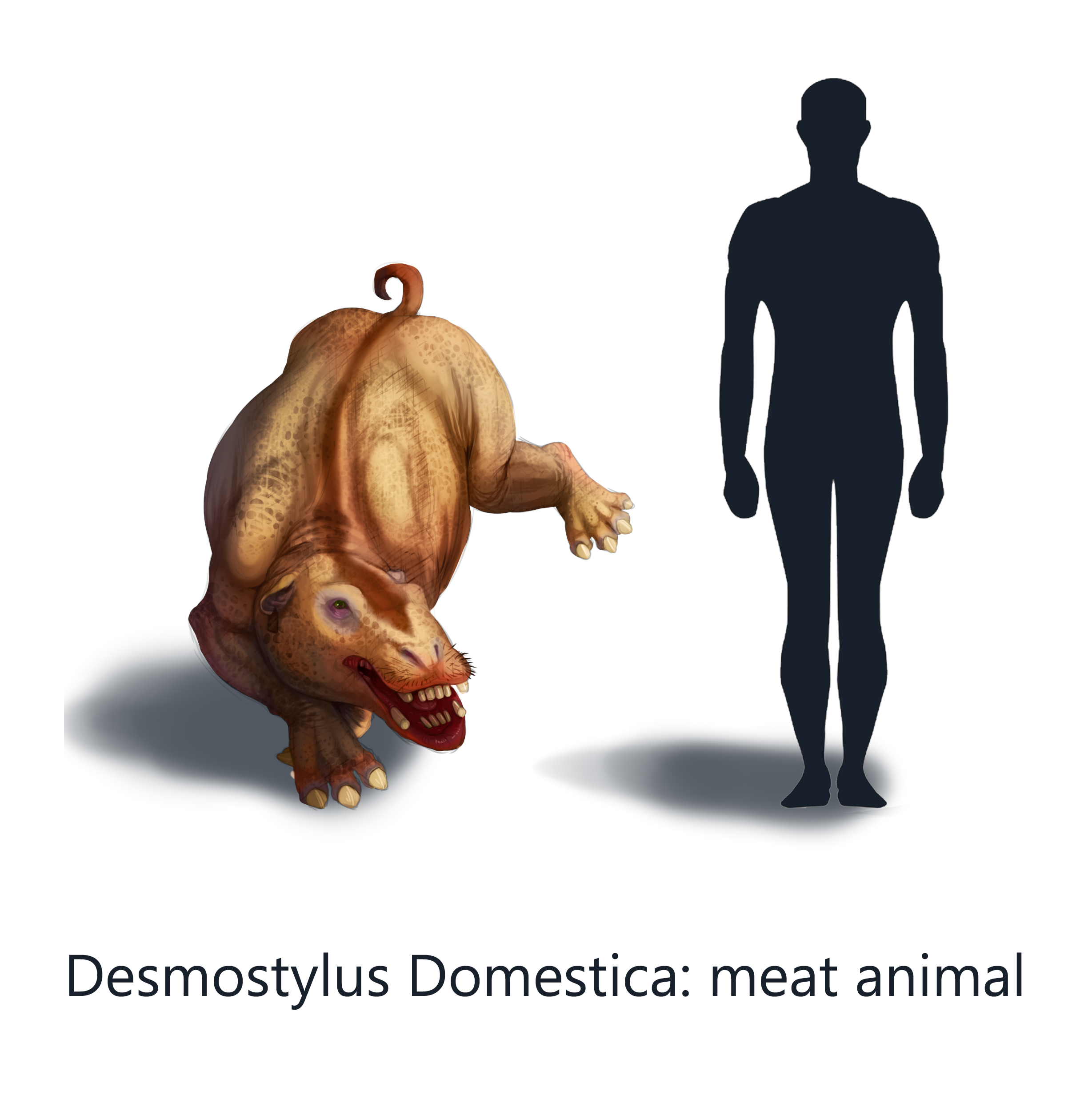 Desmostylus Domestica: Domesticated Redesign