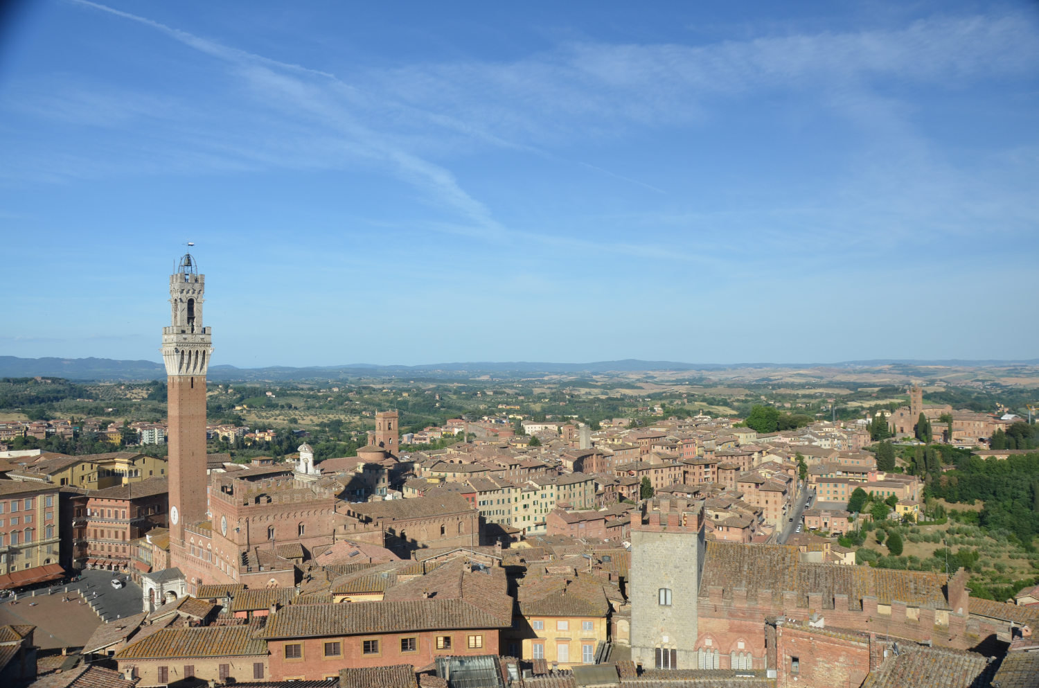 Panorama del Facciatone Siena