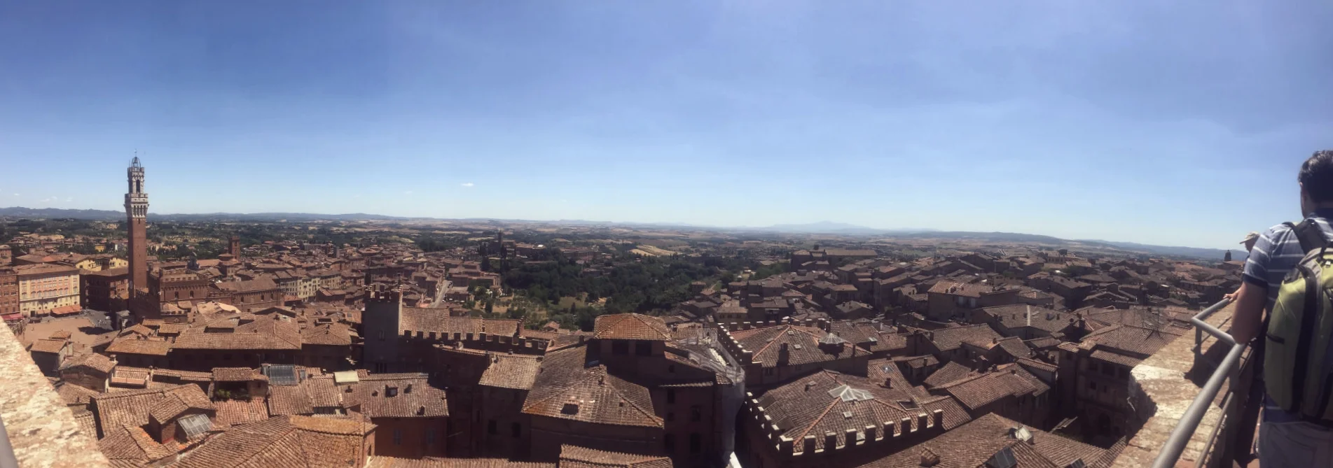 Panorama del Facciatone Siena