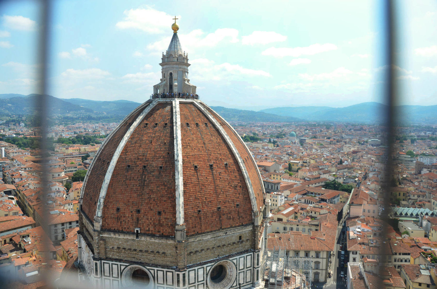 Firenze Campanile di Giotto Vista della salita