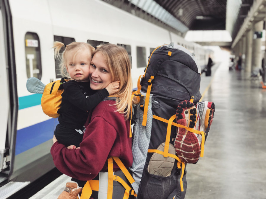 Our family uses High Sierra Backpacks for multi-city stays.