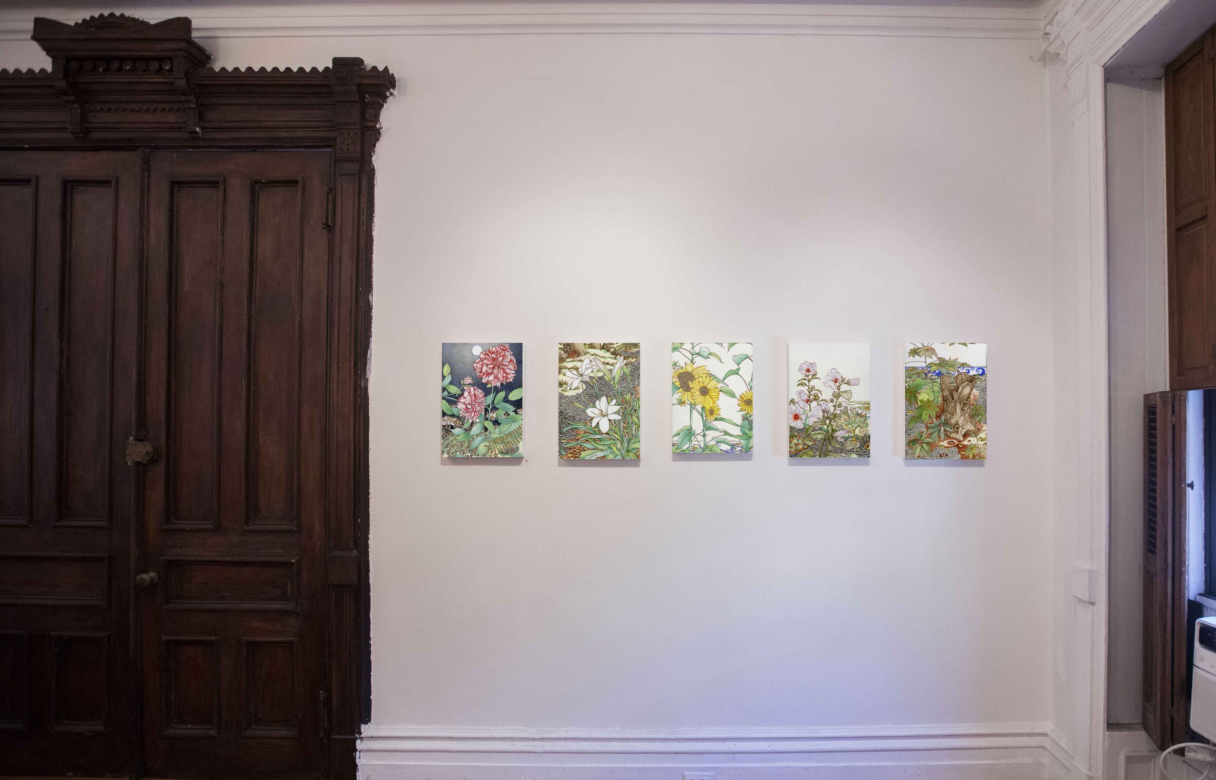   Micheal Eade: past is present is future  installation view. Photo by Nadia Peichao Lin.   