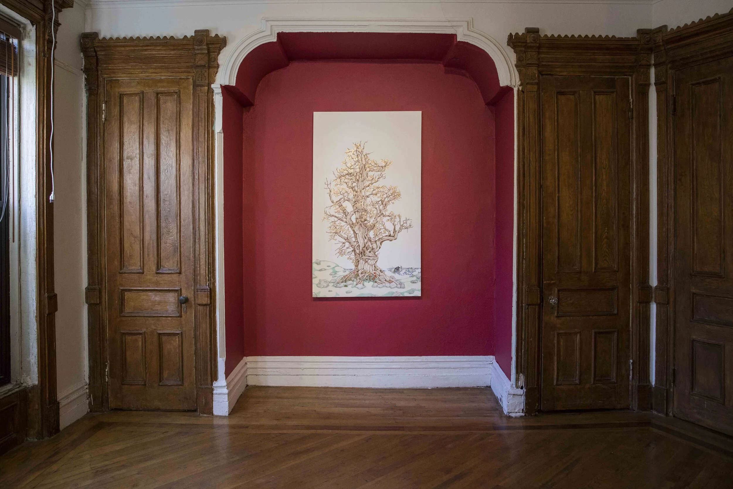   Micheal Eade: past is present is future  installation view. Photo by Nadia Peichao Lin.   