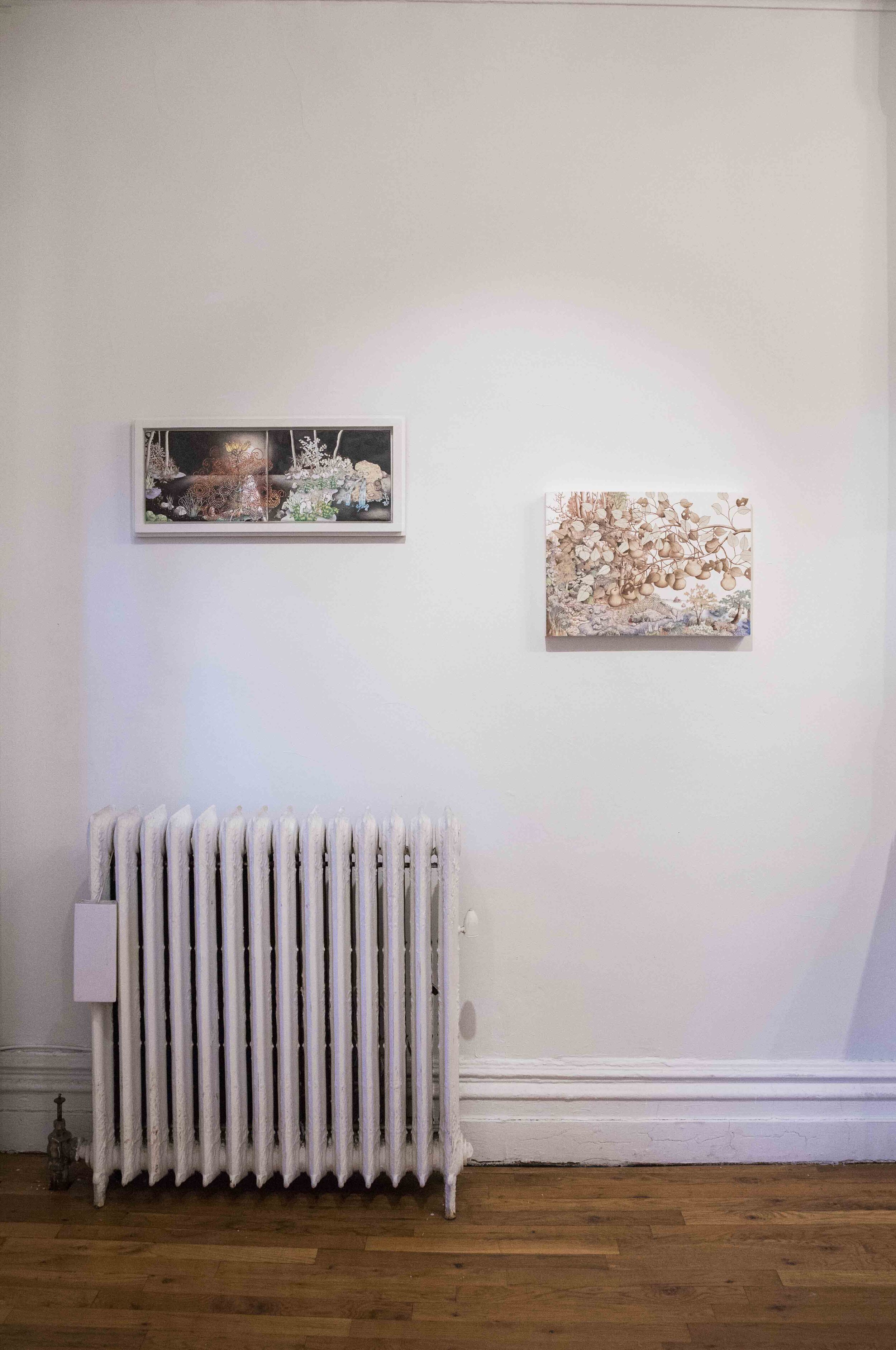   Micheal Eade: past is present is future  installation view. Photo by Nadia Peichao Lin.  