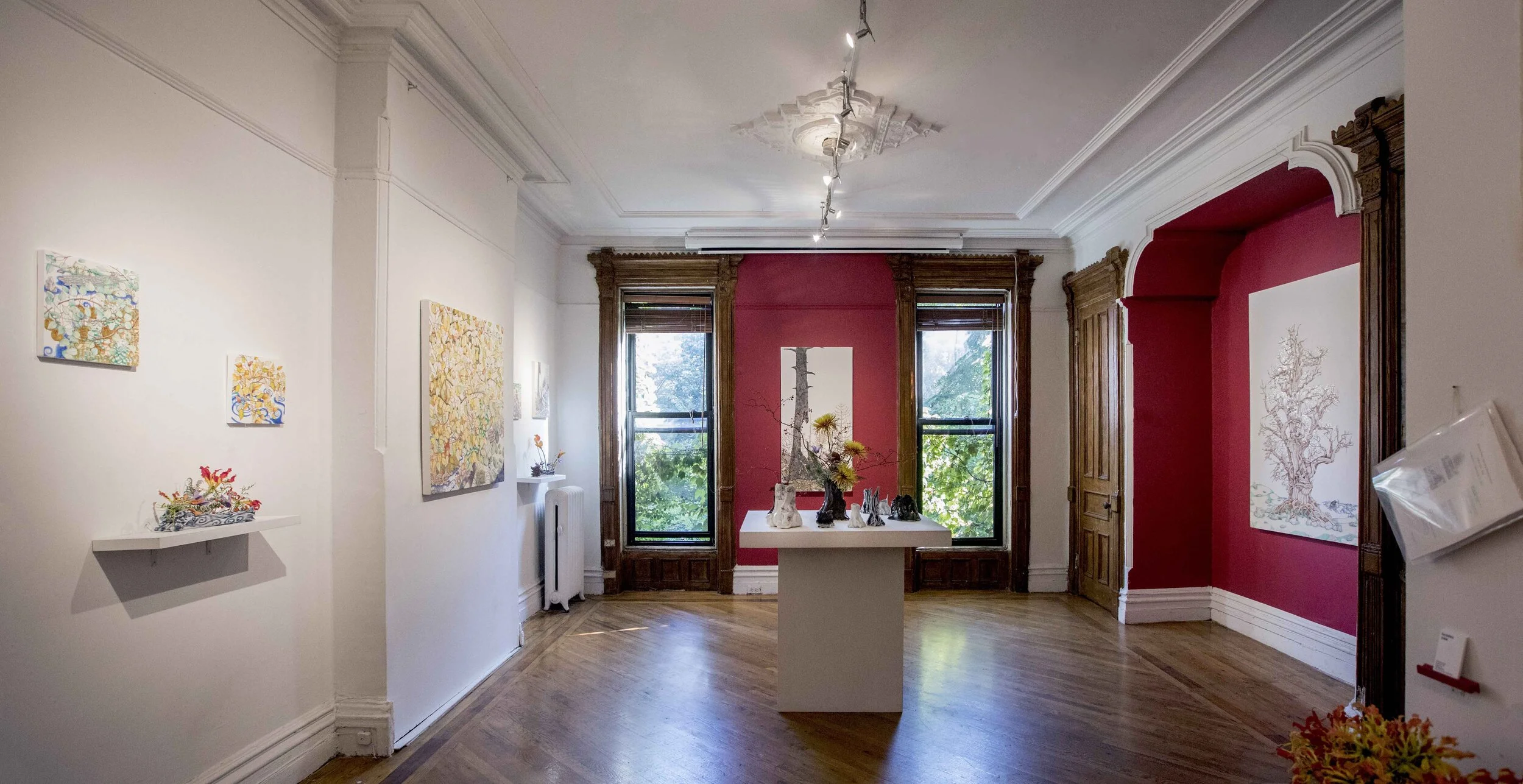   Micheal Eade: past is present is future  installation view. Photo by Nadia Peichao Lin. 