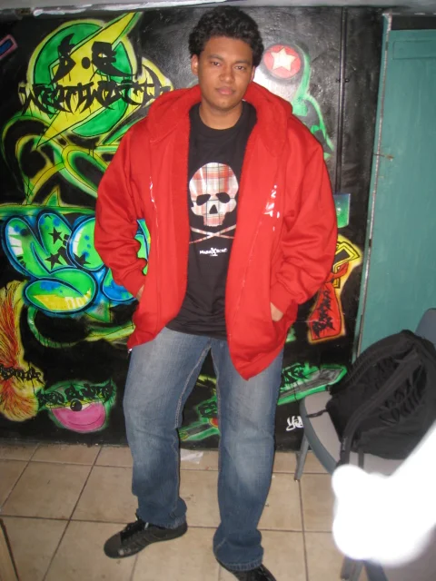 Gunblade posing at SWR headquarters