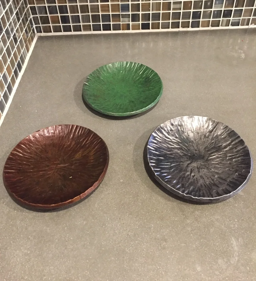 Assorted metallic dishes!