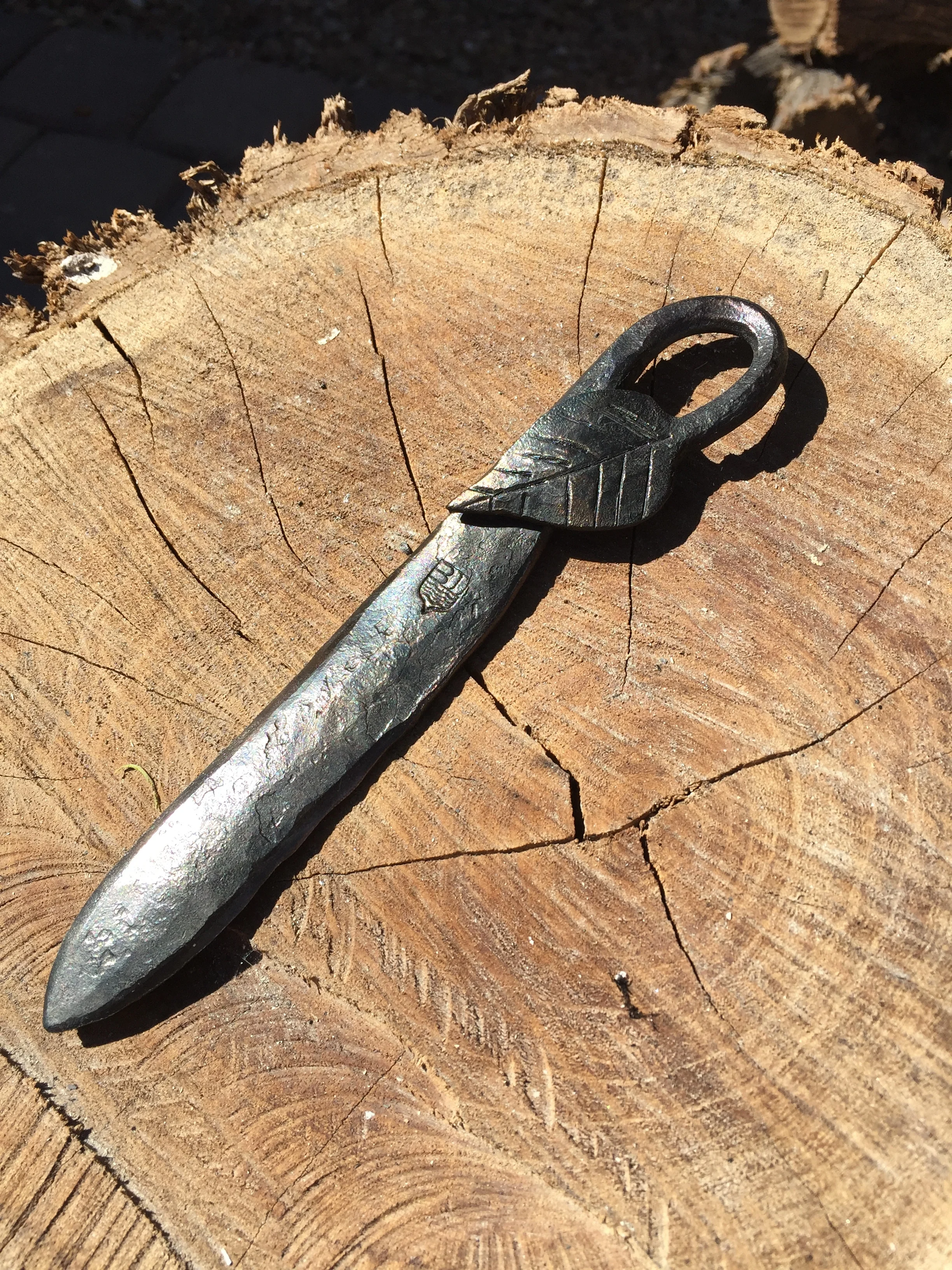 Hand forged letter openers!