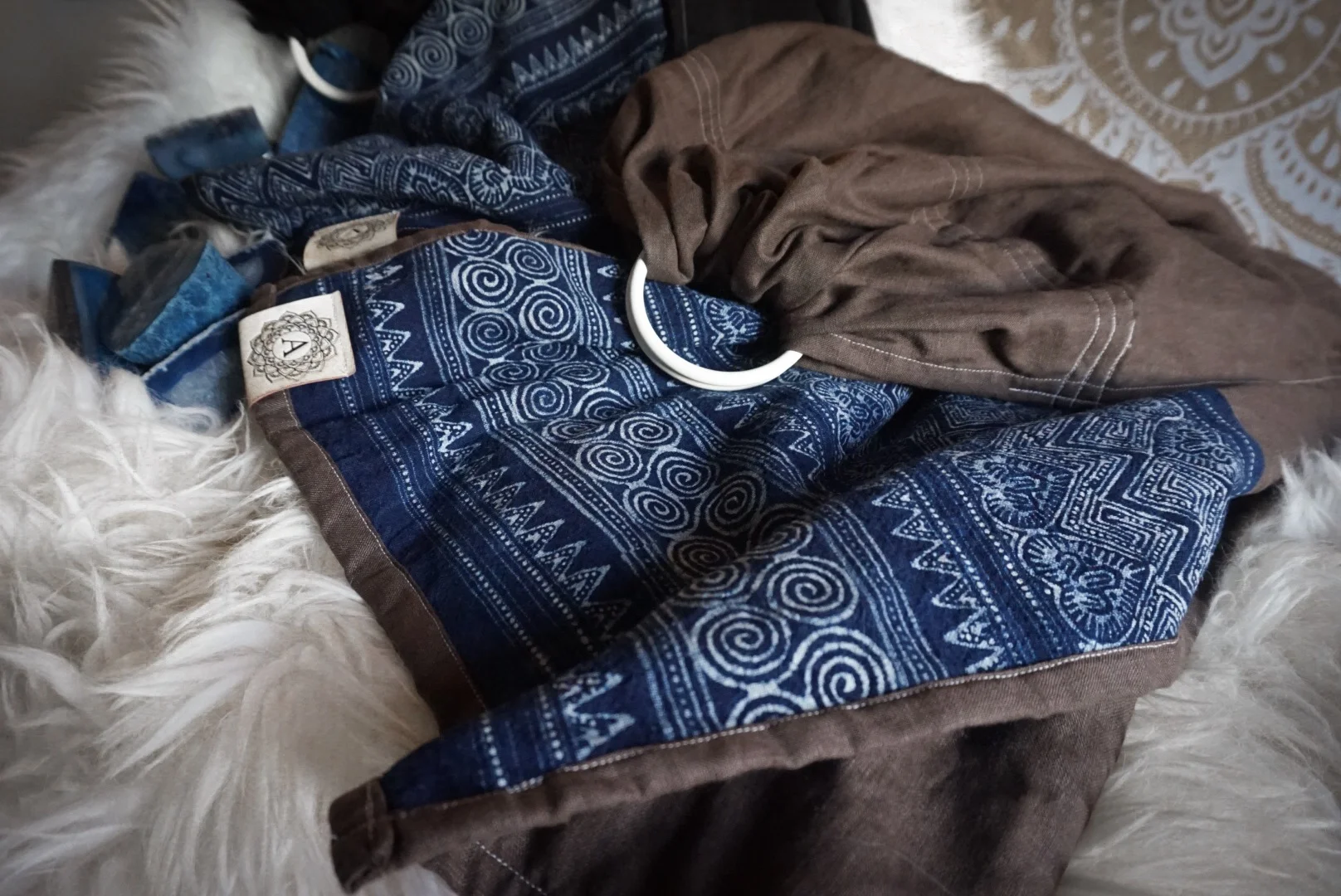 Indigo Batik Smoky Quartz